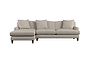 Deni Large Left Hand Chaise Sofa - Brera Linen Natural-nkuku