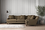 Deni Large Left Hand Corner Sofa - Brera Linen Chestnut-nkuku