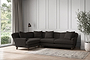 Deni Large Left Hand Corner Sofa - Brera Linen Espresso-nkuku