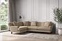 Deni Large Left Hand Corner Sofa - Brera Linen Pebble-nkuku