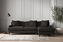 Deni Large Right Hand Chaise Sofa - Brera Linen Espresso-nkuku