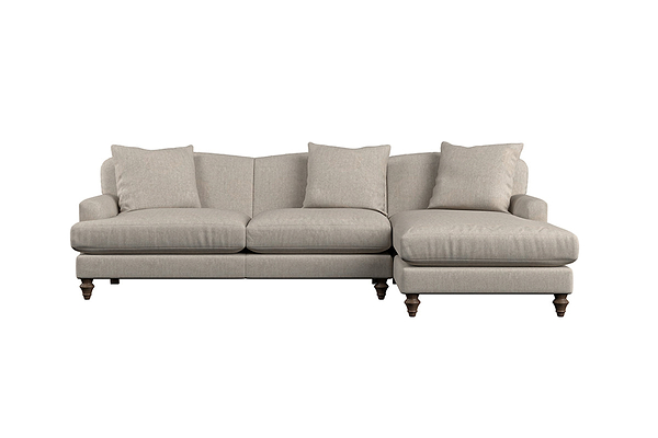 Deni Large Right Hand Chaise Sofa - Brera Linen Natural-nkuku