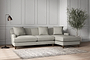 Deni Large Right Hand Chaise Sofa - Brera Linen Smoke-nkuku