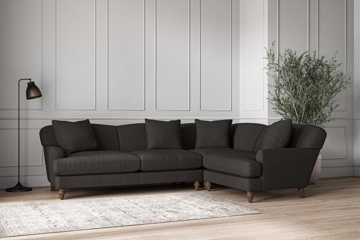 Deni Large Right Hand Corner Sofa - Brera Linen Espresso-nkuku