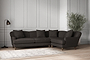 Deni Large Right Hand Corner Sofa - Brera Linen Espresso-nkuku