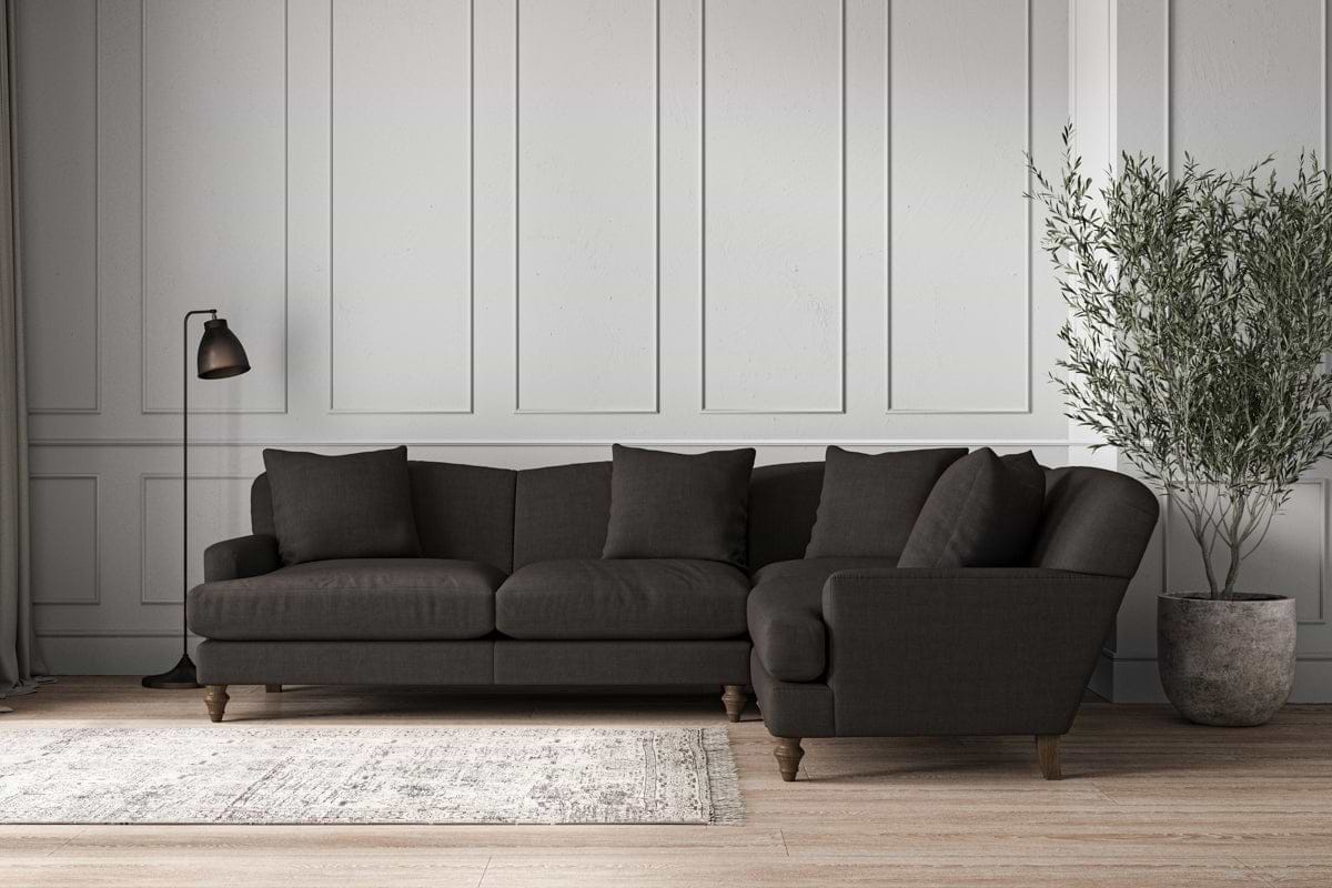 Deni Large Right Hand Corner Sofa - Brera Linen Espresso-nkuku