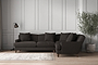 Deni Large Right Hand Corner Sofa - Brera Linen Espresso-nkuku