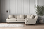 Deni Large Right Hand Corner Sofa - Brera Linen Natural-nkuku
