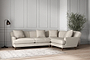 Deni Large Right Hand Corner Sofa - Brera Linen Natural-nkuku