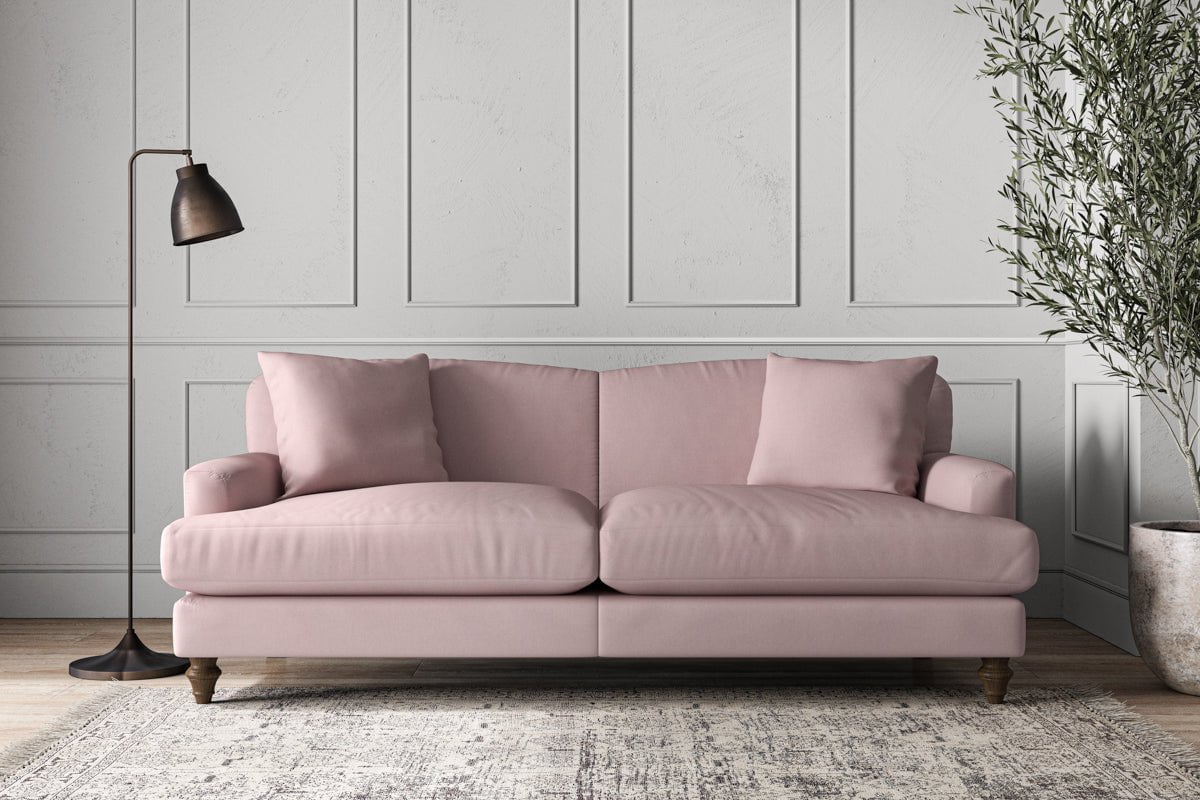 Deni Large Sofa - Recycled Cotton Lavender-nkuku