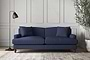 Deni Large Sofa - Recycled Cotton Navy-nkuku