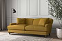 Deni Large Sofa - Recycled Cotton Ochre-nkuku