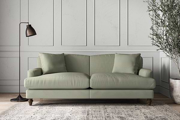 Deni Large Sofa - Recycled Cotton Seaspray-nkuku