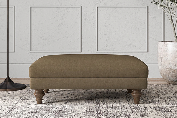 Deni Medium Footstool - Brera Linen Chestnut-nkuku