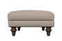 Deni Medium Footstool - Brera Linen Dusk-nkuku