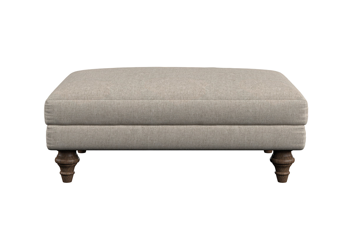 Deni Medium Footstool - Brera Linen Granite-nkuku