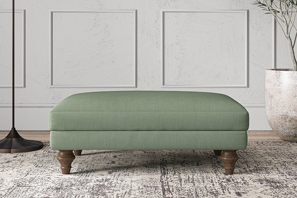 Deni Medium Footstool - Brera Linen Jade-nkuku