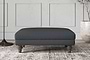 Deni Medium Footstool - Recycled Cotton Thunder-nkuku