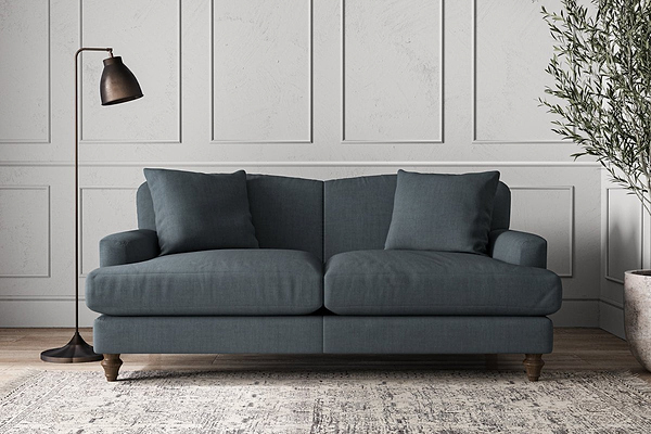 Deni Medium Sofa - Brera Linen Dusk-nkuku