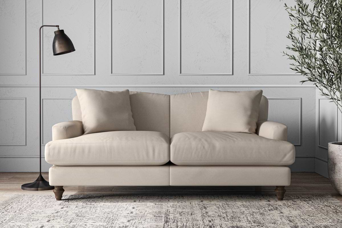 Deni Medium Sofa - Recycled Cotton Natural-nkuku