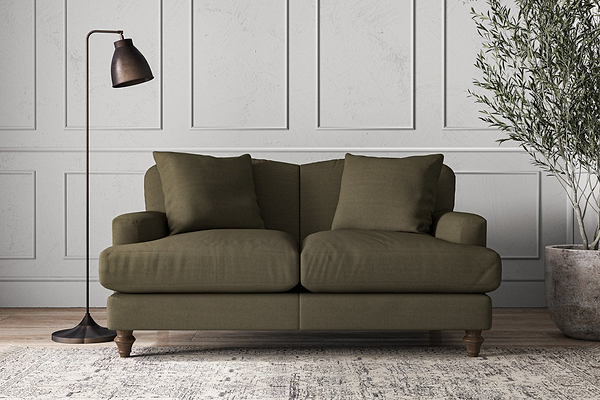 Deni Small Sofa - Recycled Cotton Fatigue-nkuku