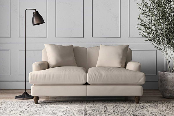 Deni Small Sofa - Recycled Cotton Natural-nkuku