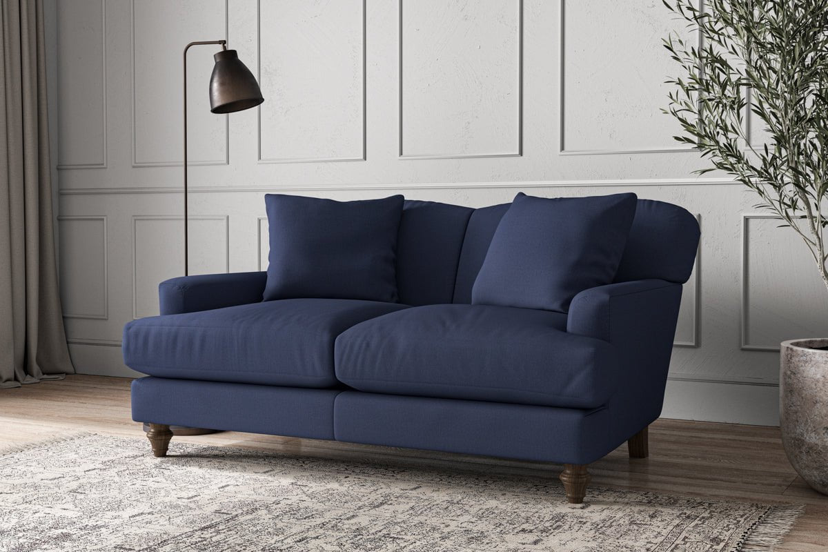 Deni Small Sofa - Recycled Cotton Navy-nkuku