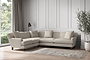 Deni Super Grand Left Hand Corner Sofa - Brera Linen Natural-nkuku