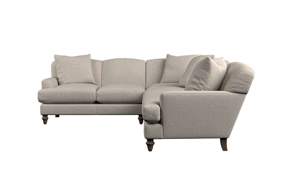 Deni Super Grand Left Hand Corner Sofa - Brera Linen Natural-nkuku
