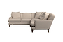 Deni Super Grand Left Hand Corner Sofa - Recycled Cotton Stone-nkuku
