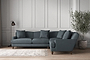 Deni Super Grand Right Hand Corner Sofa - Brera Linen Dusk-nkuku