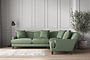Deni Super Grand Right Hand Corner Sofa - Brera Linen Jade-nkuku