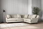 Deni Super Grand Right Hand Corner Sofa - Brera Linen Natural-nkuku