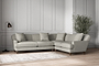 Deni Super Grand Right Hand Corner Sofa - Brera Linen Smoke-nkuku