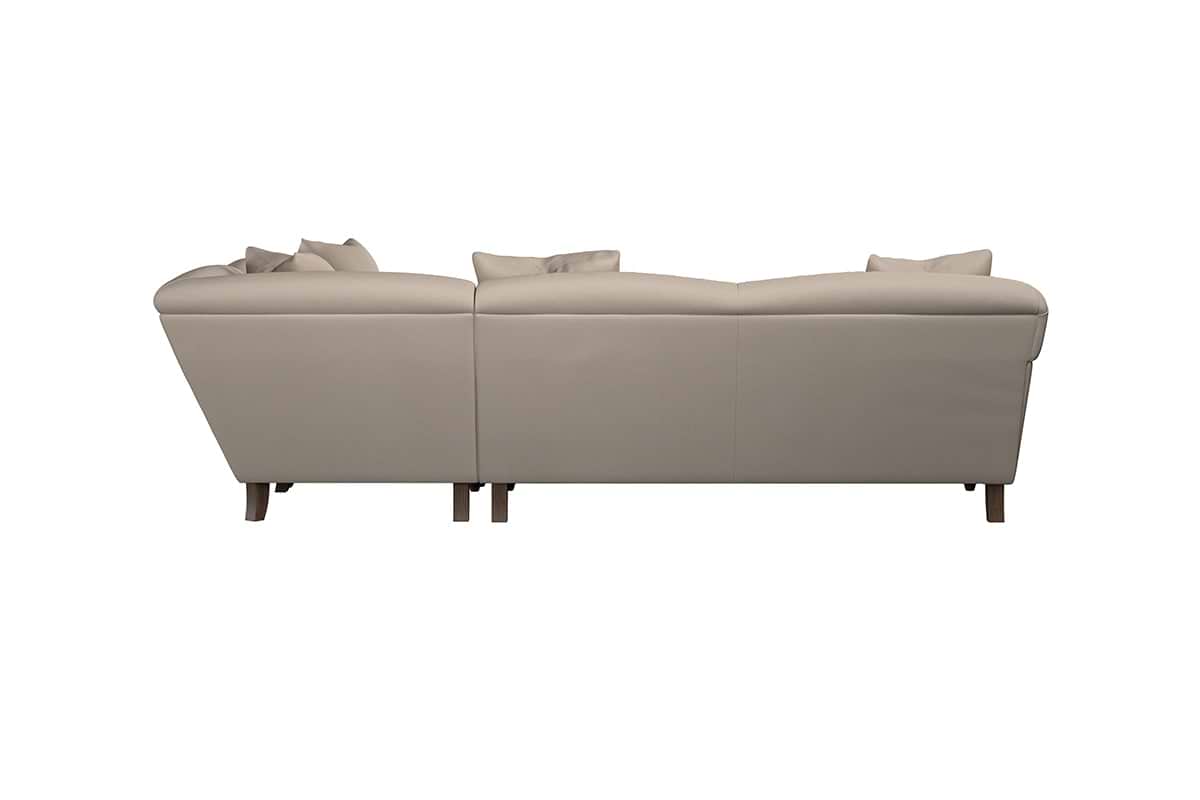 Deni Super Grand Right Hand Corner Sofa - Recycled Cotton Flax-nkuku