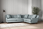Deni Super Grand Right Hand Corner Sofa - Recycled Cotton Horizon-nkuku