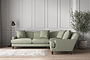 Deni Super Grand Right Hand Corner Sofa - Recycled Cotton Seaspray-nkuku