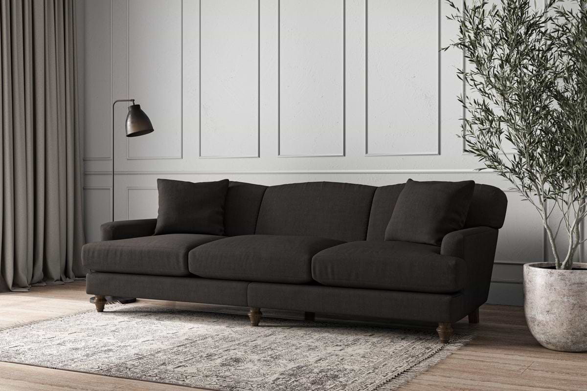 Deni Super Grand Sofa - Brera Linen Espresso-nkuku