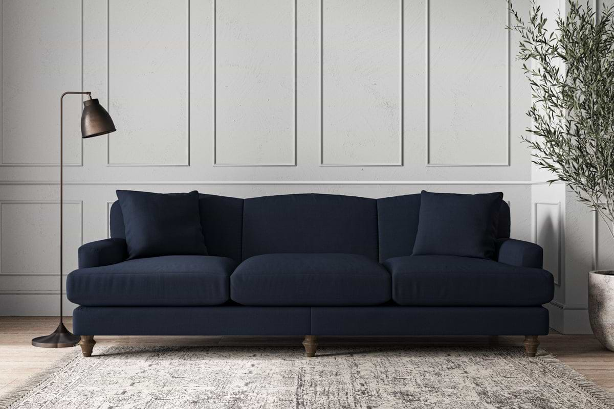 Deni Super Grand Sofa - Brera Linen Indigo-nkuku