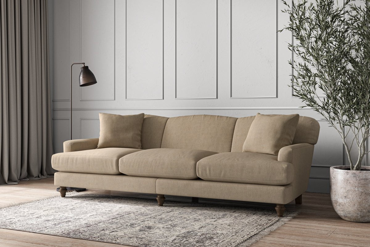 Deni Super Grand Sofa - Brera Linen Pebble-nkuku