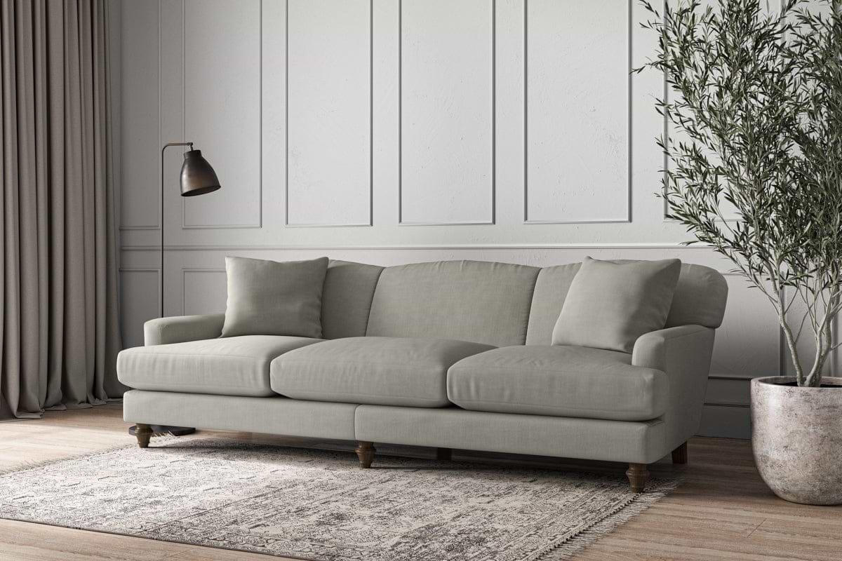 Deni Super Grand Sofa - Brera Linen Smoke-nkuku