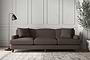 Deni Super Grand Sofa - Recycled Cotton Mocha-nkuku