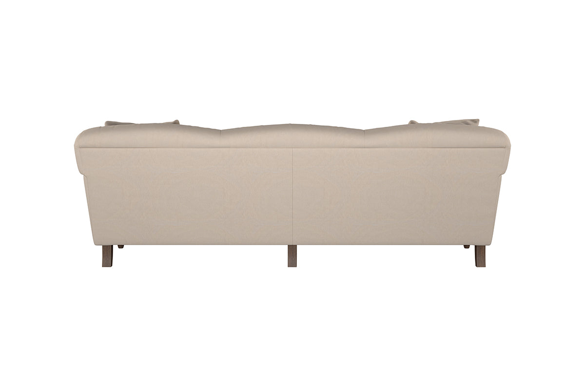 Deni Super Grand Sofa - Recycled Cotton Ochre-nkuku