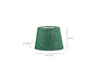 Dia Jute Lampshade - Green-nkuku