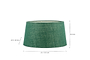 Dia Jute Lampshade - Green-nkuku