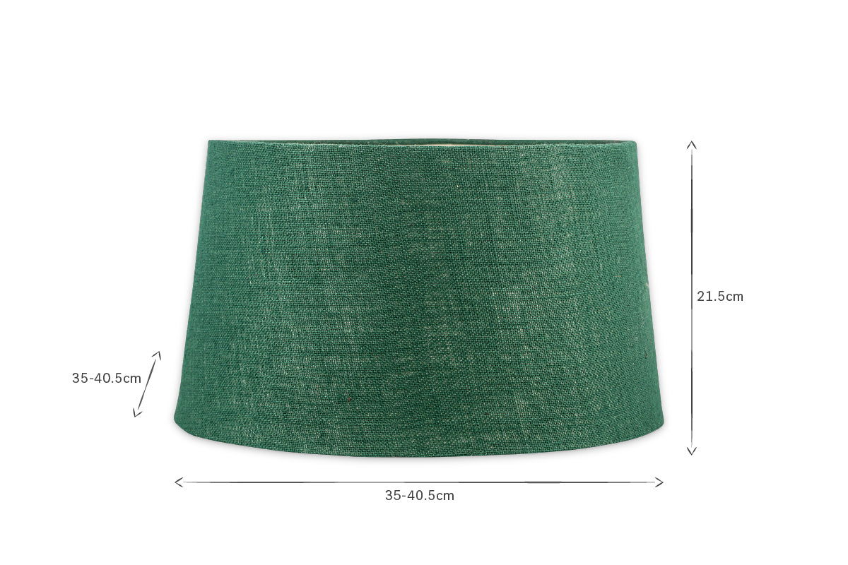 Dia Jute Lampshade - Green-nkuku