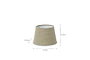 Dia Jute Lampshade - Natural-nkuku