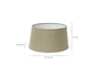 Dia Jute Lampshade - Natural-nkuku