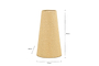 Dia Jute Tall Lampshade - Natural-nkuku