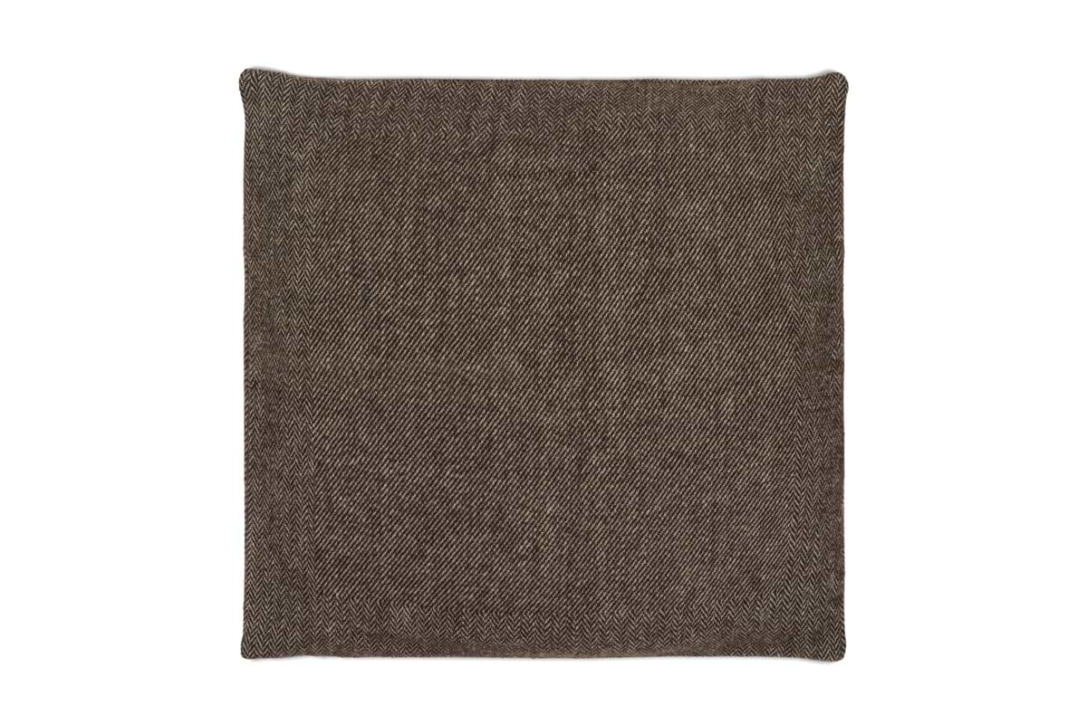 Dilli Wool Cushion Cover - Dark Brown-nkuku